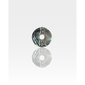 Bague en perle avec bande en argent - Design élégant et intemporel - Product Image 3