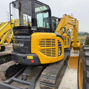 Mini-excavatrice sur chenilles Komatsu Pc55 d'occasion, 3 tonnes, avec moteur, engrenage, roulement et chenilles en caoutchouc, marque japonaise 2023, à vendre - Product Image 1