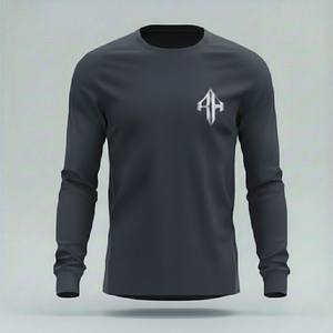 Camiseta de Manga Larga para Hombre, Talla Grande, Cuello Redondo, 100% Algodón, Estilo Personalizado, Casual, Bajo Demanda, RIVIAN ATLANTIC, Calidad Premium 2026 - Product Image 2