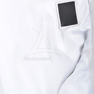 Nouvelle arrivée, veste d'hiver pour homme en cuir de vachette de haute qualité, design personnalisé, respirante, avec col montant et logo sur le devant - Product Image 6