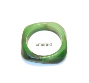 Fancy Resin <b>Bangle</b> Bracelet <b>Jade</b> Emerald Classic Vintage Cute Square Shape Unisex Fashion <b>Bangle</b> Green Stone Jewelry for Woman - Product Image 1