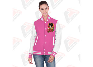 Venta caliente de las mujeres Casual Street Wear Varsity Jacket Nueva moda de impresión personalizada chaqueta transpirable para las mujeres - Product Image 4