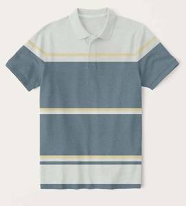 เสื้อโปโลสำหรับผู้ชายผ้าคอตตอนปักลายสีพื้นผ้าถักสำหรับ100% ตีกอล์ฟแห้งเร็วงานตามสั่ง - Product Image 4