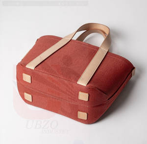 Bolso de mano de lona al por mayor, bolso de lona a la moda para mujer, nuevo diseño, color sólido, bolsos de lona a la moda para mujer - Product Image 3