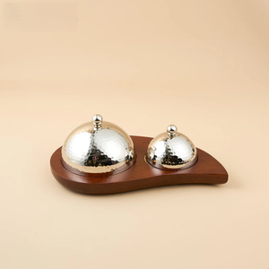 Vente chaude Plateaux décoratifs personnalisables fantaisie Plateaux multicolores Chip N Dip Trending Multi plateaux avec des designs uniques - Product Image 4