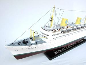 Gia Nhien Fabricant Design Personnalisé Bas quantité minimale de commande GRIPSHOLM MODÈLE DE BATEAU EN BOIS MODÈLE DE BATEAU DE HAUTE QUALITÉ en bois artisanat MODÈLE DE BATEAU - Product Image 4