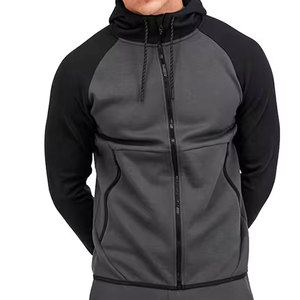 Survêtement d'entraînement en polaire pour hommes Gym Fitness Tech Respirant Ensemble de deux pièces pour l'hiver Jogging Sportswear - Product Image 5