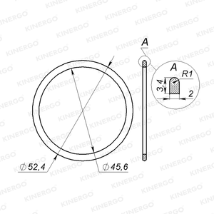 Anillo de Sellado SRJA07 para Jatco / Nissan JR710E (RE7R01A) - Product Image 2