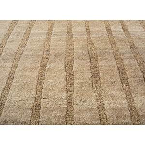 Alfombra de Lana Anudada a Mano Thyme Gold, Diseño Abstracto Clásico para Sala de Estar o Dormitorio - Modelo LA-1513 - Product Image 3