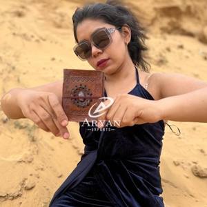 New Real Hand Tooled Leather <b>Thread</b> Secure Journal With Semi Precious Stone Boho Traditional Vintage Leather <b>Lock</b> Travel Journal - Product Image 1