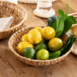 Vente en gros Vietnam Bol à fruits écologique en jacinthe d'eau tissé à la main Bol et plateau - Product Image 4