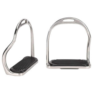 Estribos Ecuestres de Alta Calidad 2026, Reposapiés de Goma Antideslizante, Acero Inoxidable, Colores y Tamaños Personalizados para Principiantes - Product Image 1