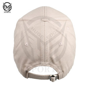 Gorras de béisbol deportivas de 6 paneles ajustables con logotipo bordado personalizado Unisex de algodón para adultos - Product Image 3