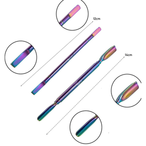 กรรไกรตัดหนังสำหรับร้านเสริมสวยแบบมืออาชีพกรรไกรตัดเล็บที่มีขอบแหลมทำจากสเตนเลสสตีลขากรรไกรกว้างสำหรับการดูแลเล็บที่หนาคุณภาพสูง - Product Image 4