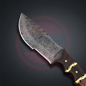 CUCHILLOS DE ACERO INOXIDABLE DAMASCUS TRACKER \ cuchillos profesionales al por mayor fijos para acampar al aire libre - Product Image 4