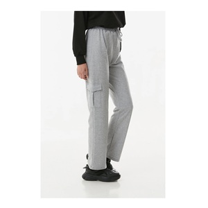 ชุดกีฬาผ้าฝ้าย100% มีฮู้ดสำหรับผู้หญิงชุดวอร์มกางเกงผ้าคอตตอนขนาดใหญ่พิเศษออกแบบได้ตามที่ต้องการ - Product Image 3