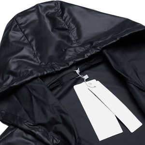 Vente en gros Veste coupe-vent imperméable de haute qualité personnalisée pour hommes Veste en nylon décontractée d'extérieur avec fermeture éclair et logo à l'avant - Product Image 4