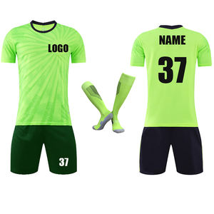 Personalización Nuevo logotipo Número Equipo de fútbol Ropa deportiva Tela de secado rápido Camiseta de fútbol Ropa de uniforme de jugadores de fútbol unisex Jerseys - Product Image 5