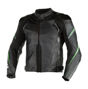 Veste de moto en cuir imperméable pour homme, vêtements de course - Product Image 6