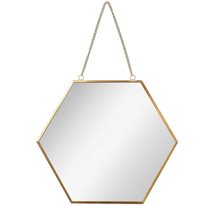 Lather and Corrugated Galvanized Bathroom <b>Mirror</b> Frame - Product Image 5