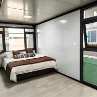 Grand-mère Appartement 40ft 20ft Villa Préfabriquée Conteneur Extensible Maison Portable Préfabriquée Mobile Home 2 3 4 Chambre avec Salle de Bains