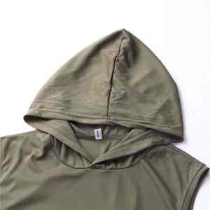 Camiseta de compresión deportiva de verano para hombre, camiseta sin mangas elástica de secado rápido para entrenamiento de gimnasio, ropa para correr - Product Image 3