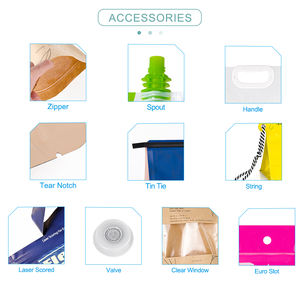 <span class=keywords><strong>Bolsa</strong></span> Transparente para Alimentos, <span class=keywords><strong>Bolsa</strong></span> con Cierre Hermético, <span class=keywords><strong>Bolsa</strong></span> Doypack de Mylar para Envasado de Nueces de Anacardo con Logotipo Personalizado - Product Image 6