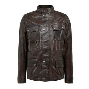 Dernière nouvelle mode moto veste en cuir personnalisée nouvelle veste d'équitation moto sur mesure - Product Image 1