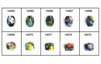 Dernières perles de verre Murano et Millefiori au design unique pour la fabrication de bijoux