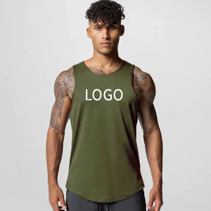 OEM hombres sin mangas gimnasio camisetas sin mangas Fitness chaleco camisetas culturismo Stringer entrenamiento camiseta sin mangas ropa deportiva - Product Image 1