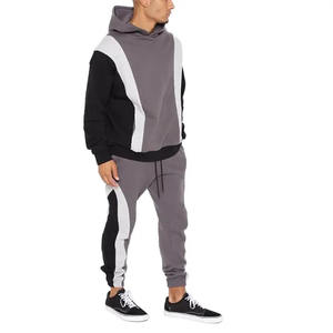 2024 unisexe personnalisable Gym costumes confortable XL pull à capuche décontracté Jogging pantalon respirant 100% coton hommes formation - Product Image 1