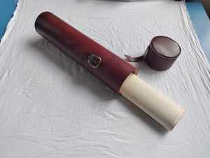 Tubos de cuero hechos a medida, tubos de desplazamiento en tamaños grandes, adecuados para mantener documentos, pinturas y propósitos de archivo - Product Image 2