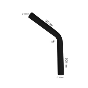 Curva 45Manitor id.60mm l.500mm - Product Image 1