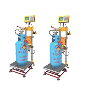 4G module Cloud data record lpg cylinder filling one key operation lpg gas cylinder filling scale machine