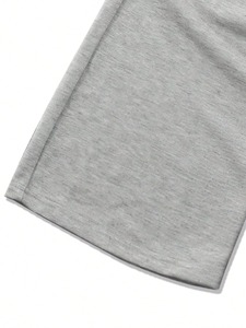 กางเกงขายาวเด็กผู้ชายสำหรับฤดูใบไม้ร่วงและฤดูหนาว ดีไซน์หล่อเท่ สไตล์ลำลอง แบบใหม่ เรียบง่าย ทรงตรง กางเกงสเวตแพนท์เด็กผู้ชาย ใช้งานได้หลากหลาย แบบชิ้นเดียว - Product Image 6