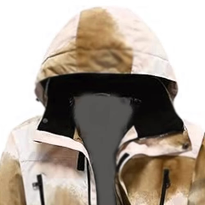 Vestes de ski softshell imperméables et coupe-vent pour hommes, impression personnalisée, vestes de snowboard à capuche, pull de ski avec doublure en polaire - Product Image 3