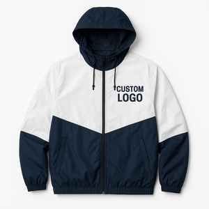 Chaqueta cortavientos impermeable ligera para hombre y mujer, ropa de calle informal con cremallera de punto, 100% poliéster, transpirable, de secado rápido, para otoño - Product Image 6