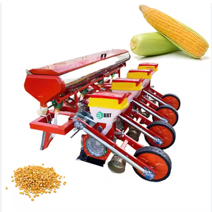 Venta al por mayor de la marca de 4 filas de maíz Nuevo Mejor Precio plantador de maíz con fertilizante Manual listo para enviar precio bajo en stock - Product Image 4