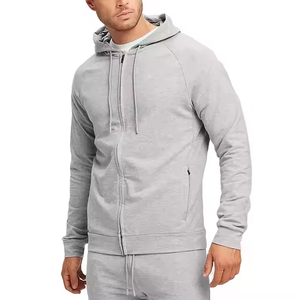 Sweat à capuche zippé personnalisé en coton molletonné unisexe, séchage rapide, respirant, hiver, coupe vintage, effet délavé - Product Image 1