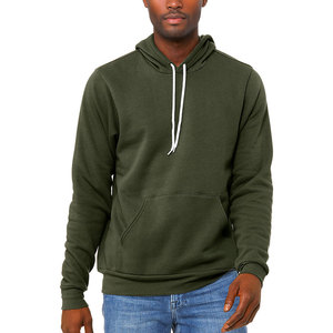 BELLA + CANVAS Sudaderas con capucha para hombre Sudadera con capucha de manga larga Sudaderas con capucha ligeras informales Sudadera con capucha con cordón - Product Image 4