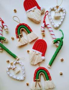 Adornos Navideños de Macramé Hechos a Mano al por Mayor, Decoración para el Hogar de Vietnam - Product Image 5