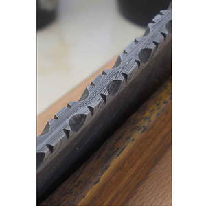 Maquinilla de afeitar recta de un solo filo de acero de Damasco profesional para hombres, peluqueros, hoja de afeitar facial y cuchillo para cortar pan - Product Image 3