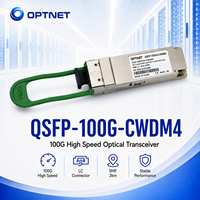 Pasokan Pabrik Modul Optik LC SMF 2km untuk Interkoneksi Pusat Data dan Peningkatan Switch 100GE QSFP28 100G CWDM4