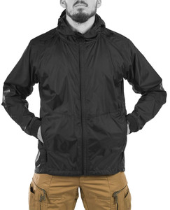 Plain Men Waterproof <b>Windbreaker</b> Softshell Hooded Nylon Jacket Casual Outerwear - Product Image 3