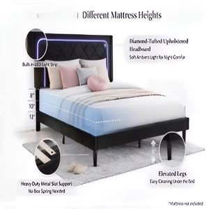 Letto <span class=keywords><strong>Matrimoniale</strong></span> Moderno di Lusso in Velluto Nero, Imbottito, per Arredamento Camera da Letto d'Hotel - Vendita all'Ingrosso - Product Image 3