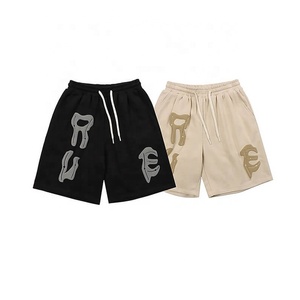 Pantalones cortos de playa de verano con estampado abullonado informal personalizado para hombre al por mayor servicio OEM de alta calidad TIW_SV_29 - Product Image 1