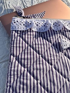 Vente en gros de sacs en coton matelassé de voyage avec logo personnalisé pour tablette et ordinateur portable sacs étui de protection sac de livres Mack sac en coton matelassé avec poches - Product Image 4