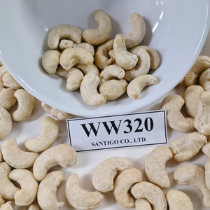 เม็ดมะม่วงหิมพานต์ W320จากเวียดนาม W320บรรจุภัณฑ์ฉลากส่วนตัวเคอร์เนล Kaju badam santigo - Product Image 1