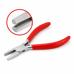 คีมปากแบนสแตนเลสสำหรับทำเครื่องประดับ เครื่องมือดัดลวดแบบเรียบ - Product Image 5