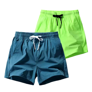 Shorts de Playa de Secado Rápido para Hombre al por Mayor, Traje de Baño de Tela de Lona con Función de Cambio de Color al Contacto con el Agua, Estilo Casual - Product Image 2